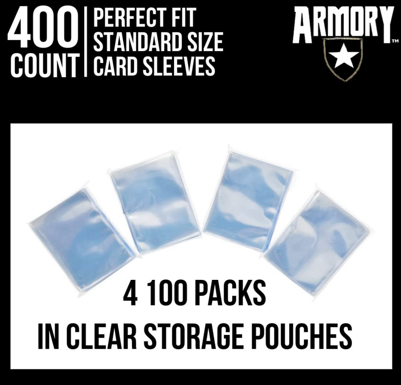 Pro Support 400 Premium Ultra Clear Standard Size Card Sleeves. Perfect for  Double-sleeving and Compatible with Pokemon Cards and Magic The Gathering